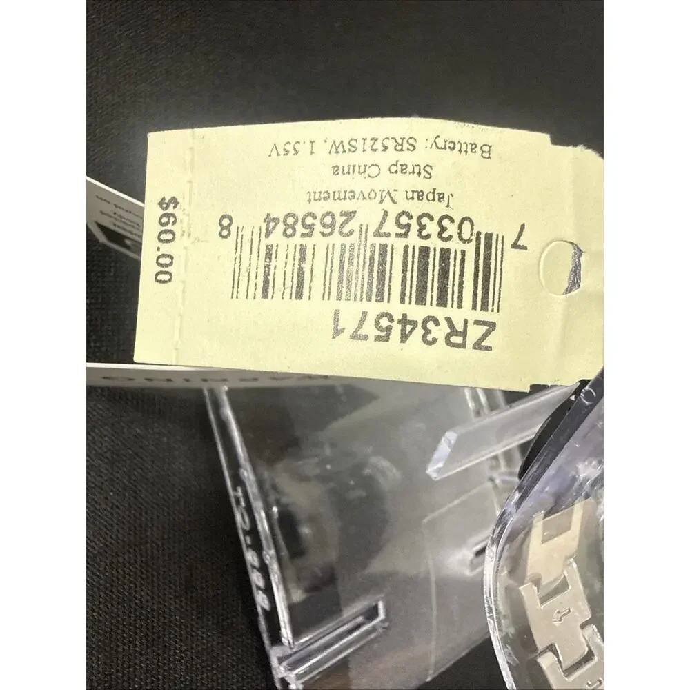 NEW RELIC BY FOSSIL ZR-34571 RUNNING PERFECTLY WITH TAGS STILL ON IT!! (B10)